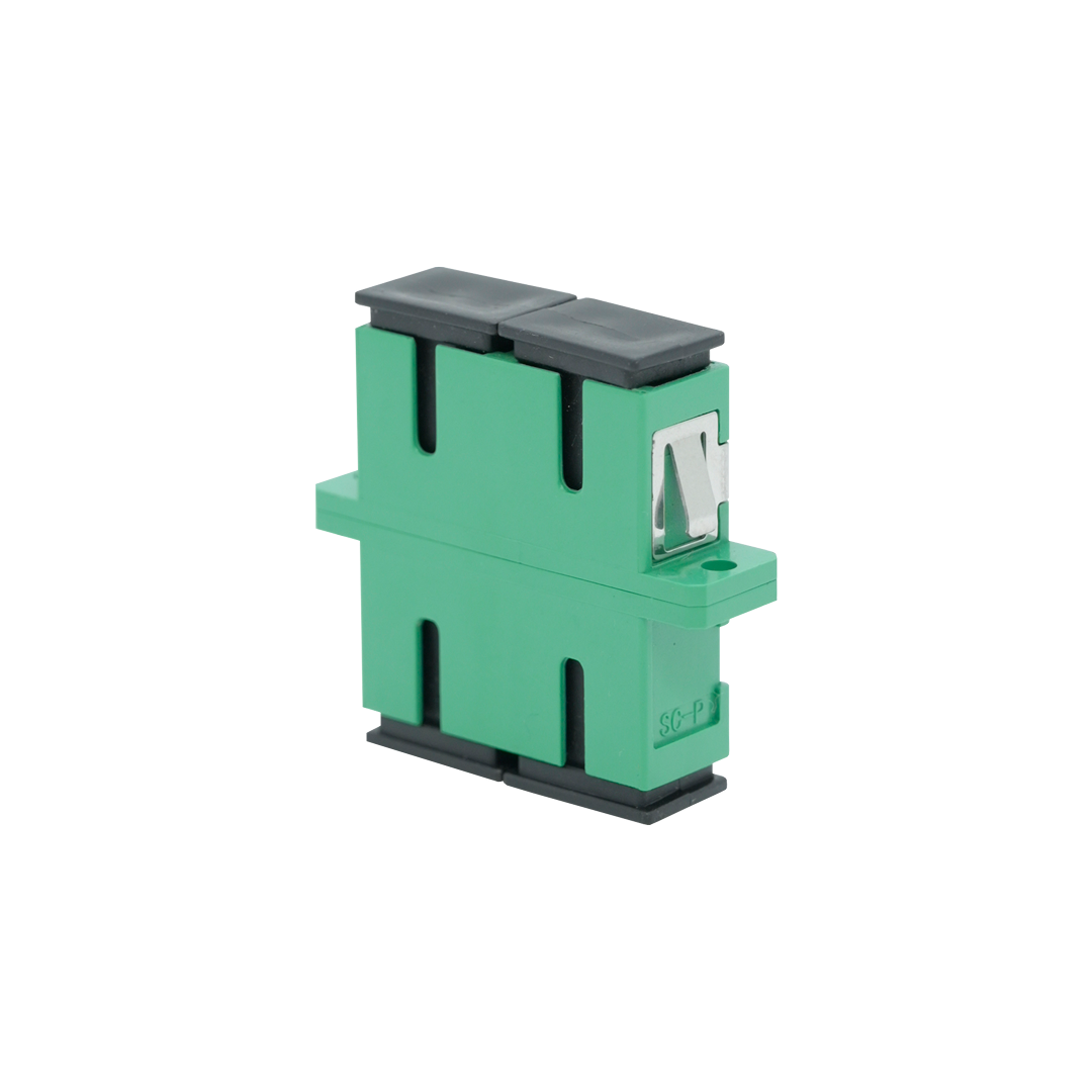 ACOPLAD OPTICO FTTH SC/UPC DUPLEX VERDE
