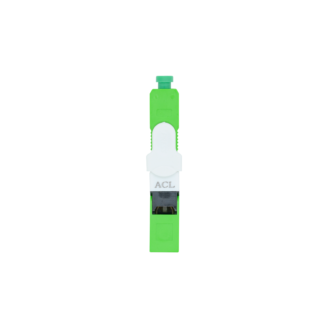 CONECTOR OPTICO CLIP MECÁNICO ACL SC-APC VERDE